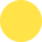 A vivid yellow circle, solid and centered on a white background.